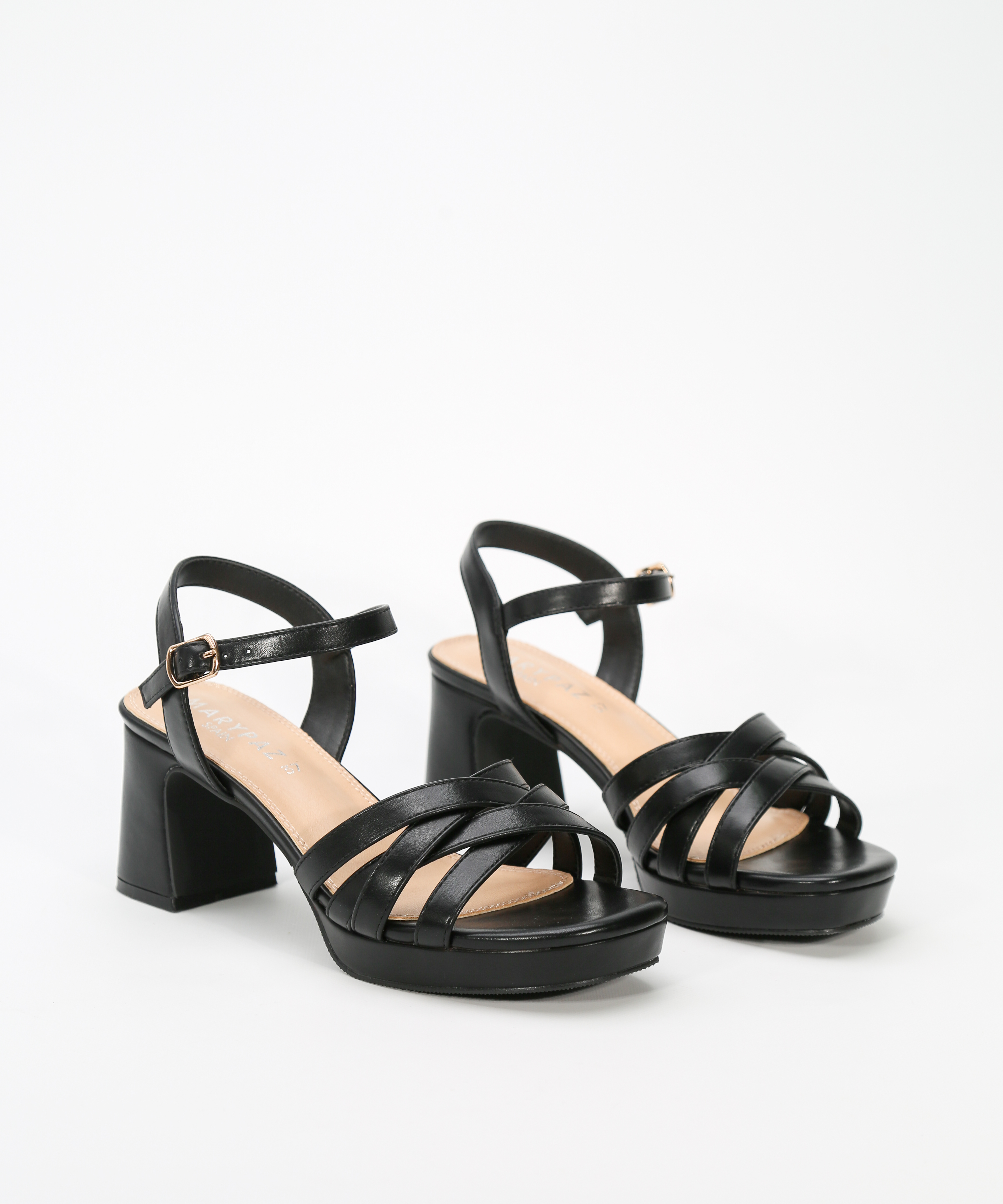 Sandalias plataformas tiras